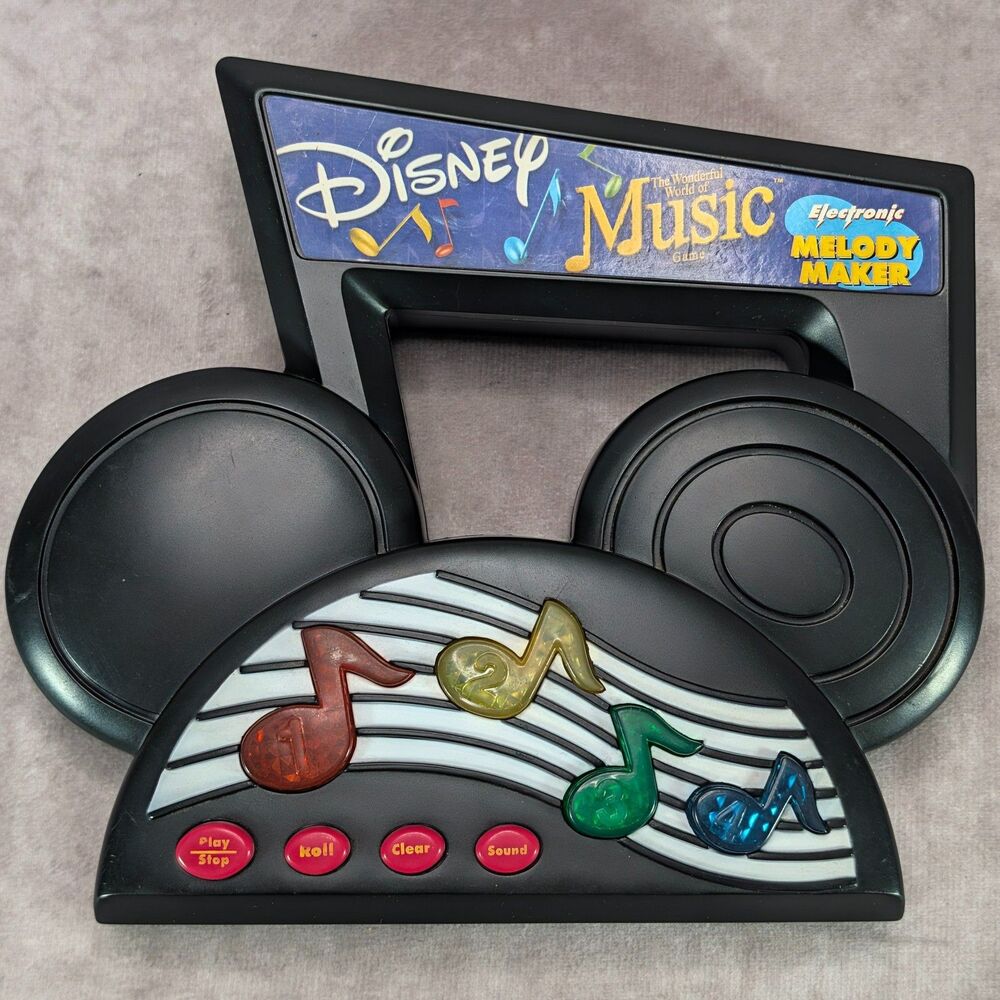 Disney The Wonderful World of Music Electronic Melody Maker Piano Keyboard Toy